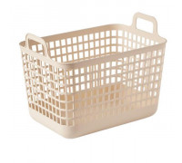 Кошик для зберігання Ardesto 33x22.5x25.2см, 12.5л, пластик PP, бежевий