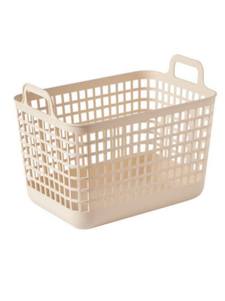 Кошик для зберігання Ardesto 33x22.5x25.2см, 12.5л, пластик PP, бежевий