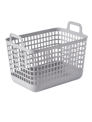 Кошик для зберігання Ardesto 33x22.5x25.2см, 12.5л, пластик PP, cірий