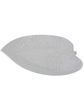 Блюдо Led Leaf Deep овальне 35.5*25*5 см порцеляна