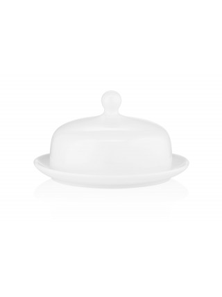 Маслянка Ardesto Imola, 15*9 см., порцеляна 