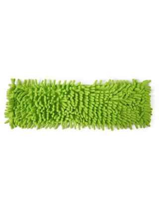 Запаска до швабри - полотера шиньйон "Преміум" 43*10 см Eco Fabric, лапша, зелена