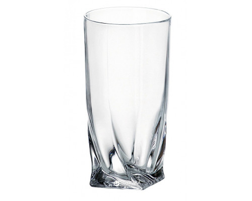 Набір склянок Bohemia Quadro 350 мл., для води, 6 шт.