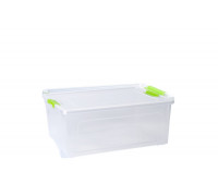 Контейнер універсальний "Smart Box" Practice 11,7 л. 39*29*14 см.   (прозорий/оливковий)