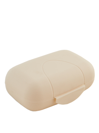 Мильниця пластикова дорожня (біла троянда)