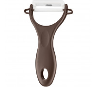 Овочечистка керамічна Ardesto Fresh, кераміка, пластик, коричневий