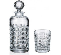 Подарунковий набір Bohemia Diamond 7 пр. для води (карафа + 6 склянок 300 мл.)